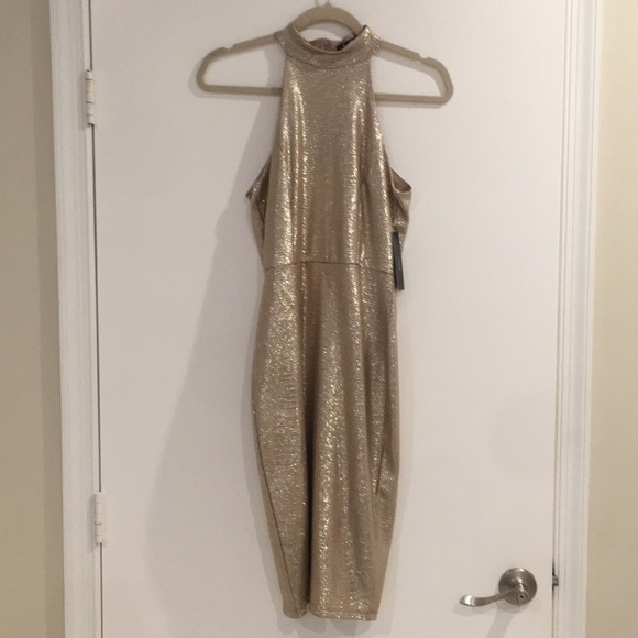 Lulus Dresses & Skirts - Metallic Gold Lulus Dress